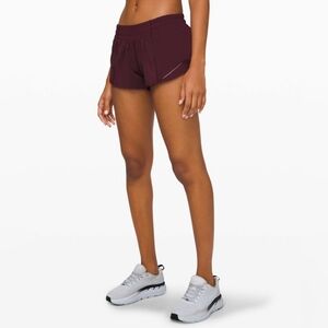 Lululemon Cassis Hotty Hot Shorts - Size 4